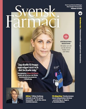 Omslag till Svensk Farmaci nr 2/3, 2023.