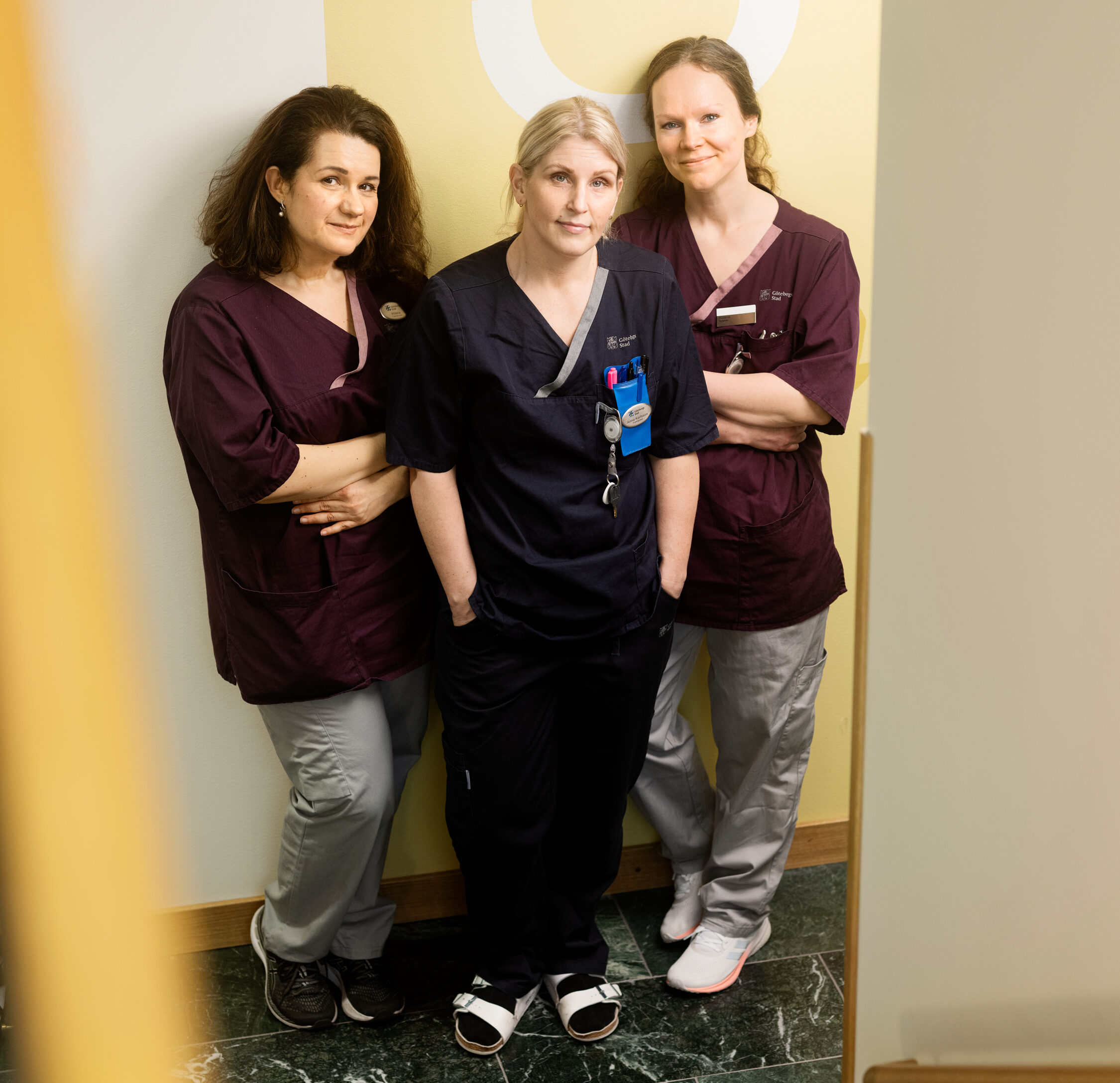 Milena Stojkovska, Anna Karlsson och Helena Frånberg är tre av de farmaceuter som arbetar inom Göteborgs stad.