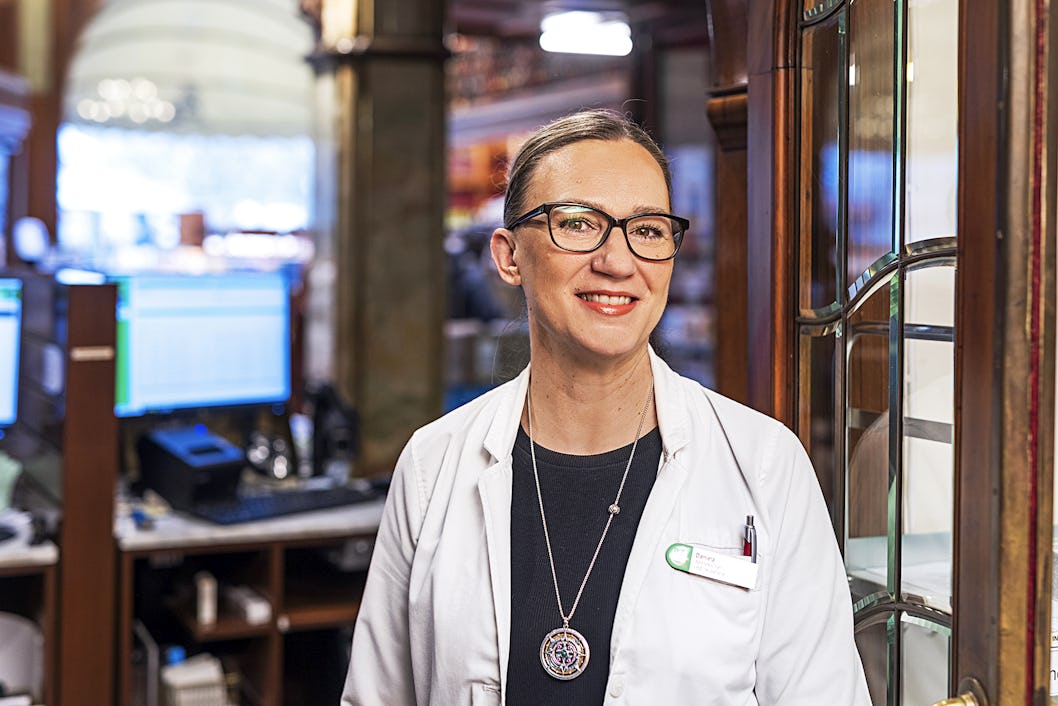 Daniela Cvejic är apoteks­chef på Apoteket Lejonet och Apoteket Hansa i Malmö.