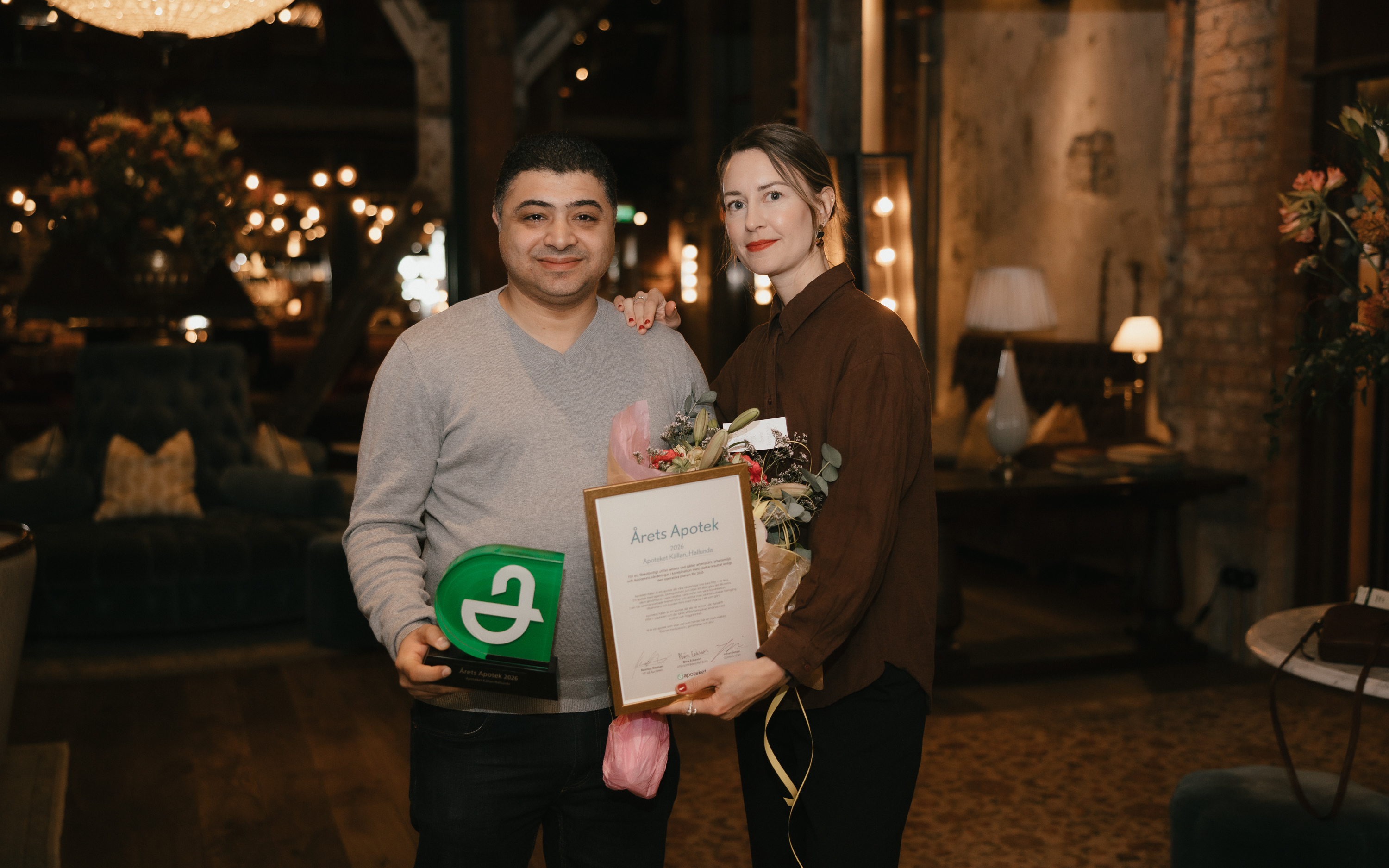 Romel Fares och Ida Berlin.