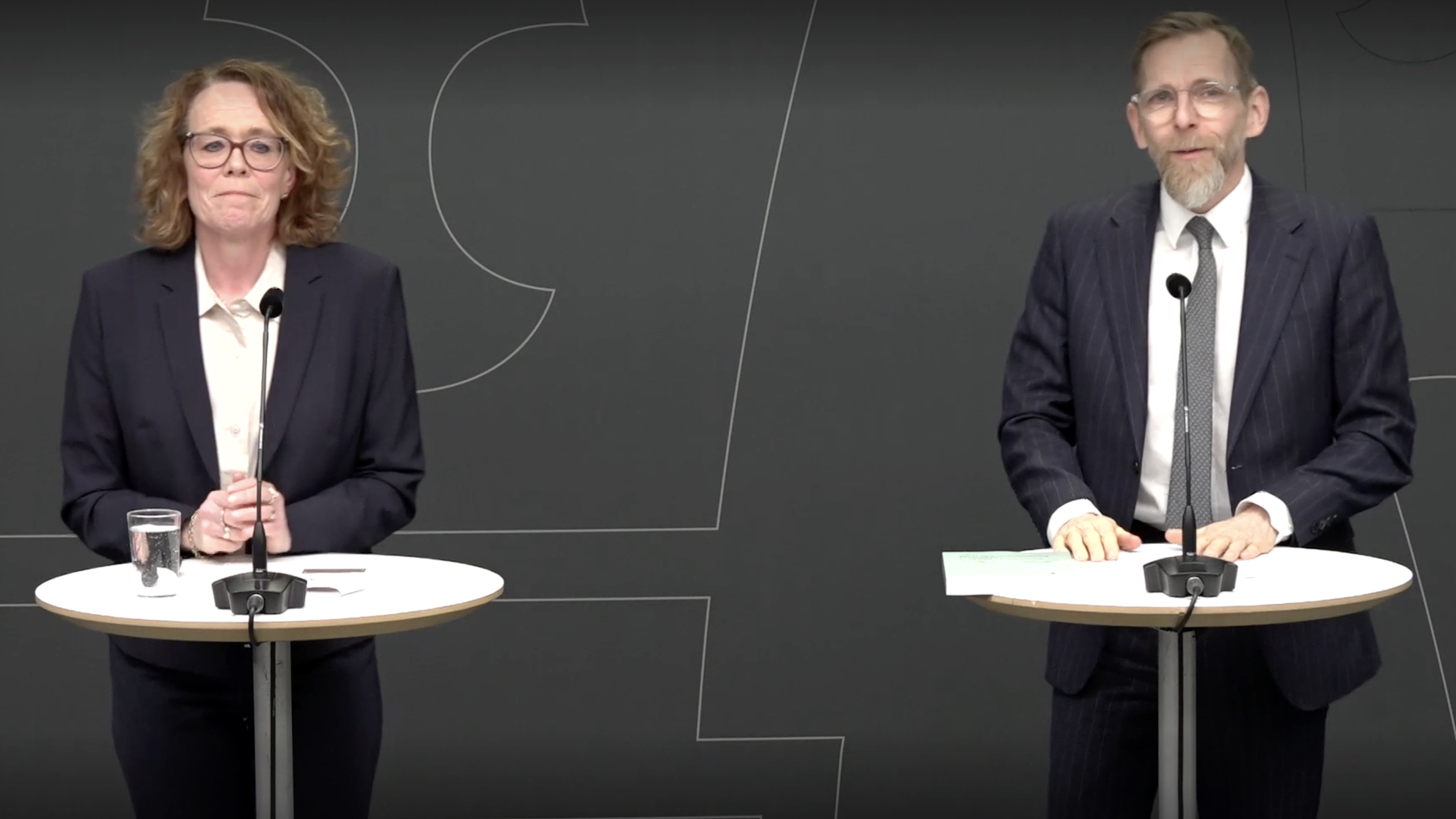 Maria Landgren och Jakob Forssmed.