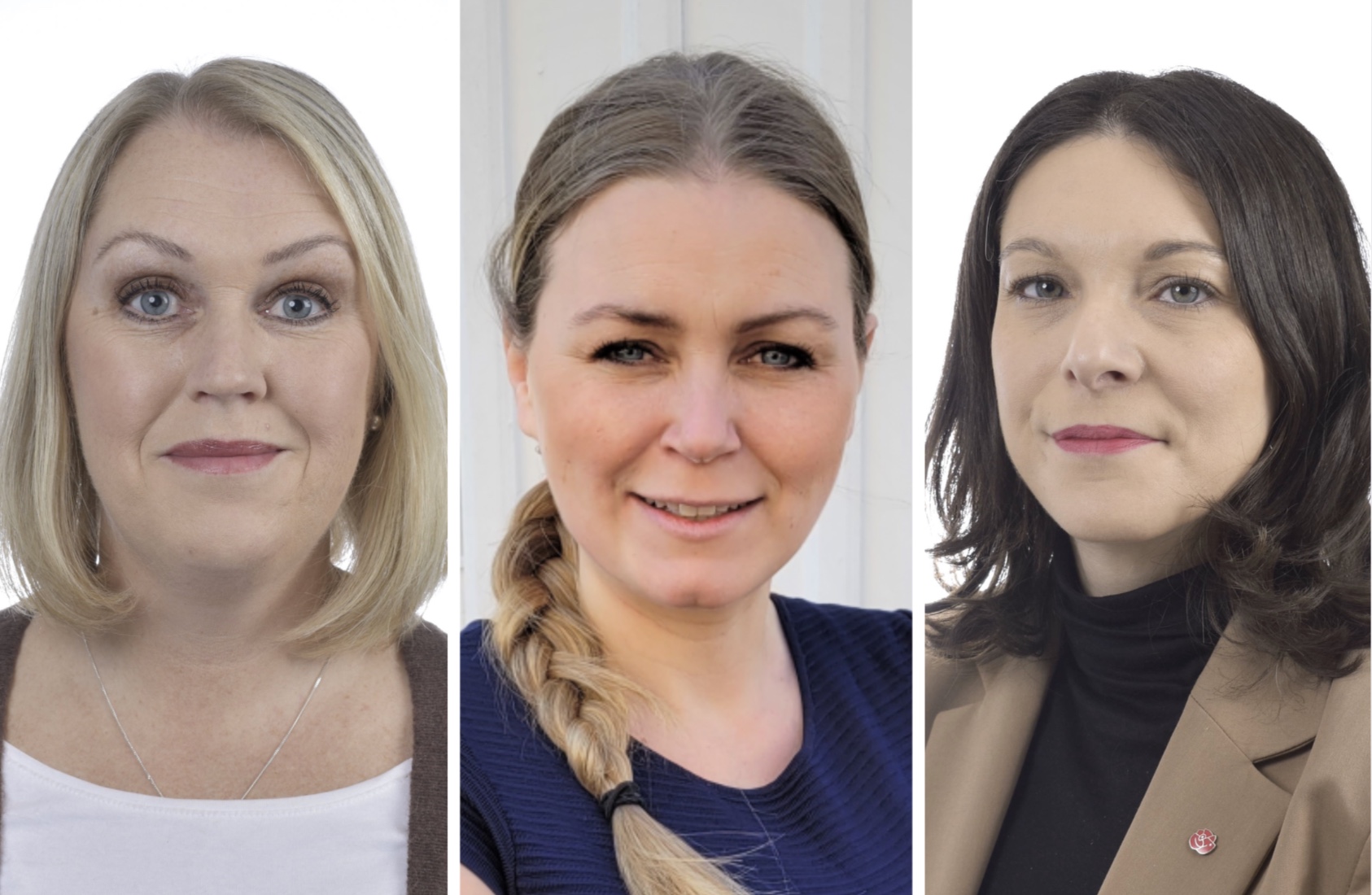 Lena Hallengren, My Alnebratt och Teresa Carvalho.