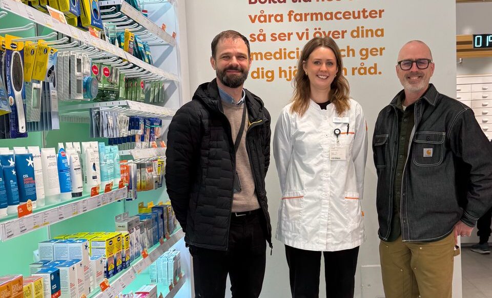 Fredrik Boström, Stina Vestman, Johan Wallér.