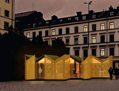 Symbotecture eller Enkronan är ett av de tre vinnande bidragen i paviljongtävlingen 2013. Arkitekter är Peter Larsson och Astrid Lötte.