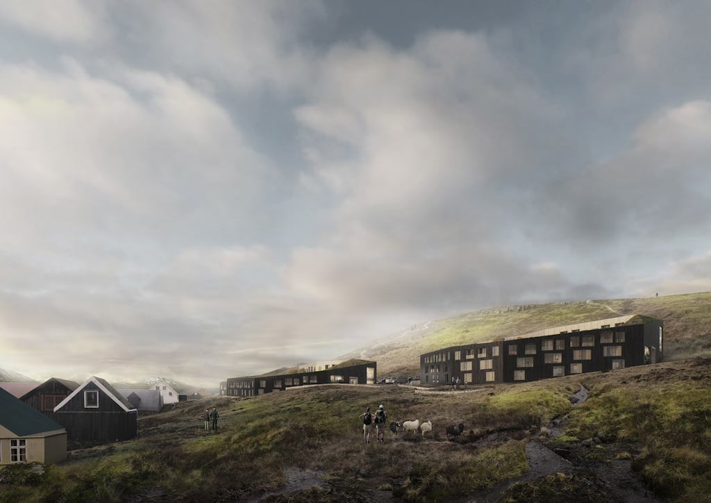 The Eyes of Runavík är ett projekt skapat av White Arkitekter i Danmark och Sverige. Det visar på lösningar för att skapa en alternativ bostadsbebyggelse i en brant terräng på Färöarna, utan stora ingrepp i landskapet.