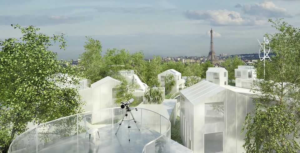 Mille arbres var ett av de vinnande bidragen i tävlingen Reinventing Paris. 