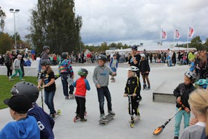 invigning av skateparken