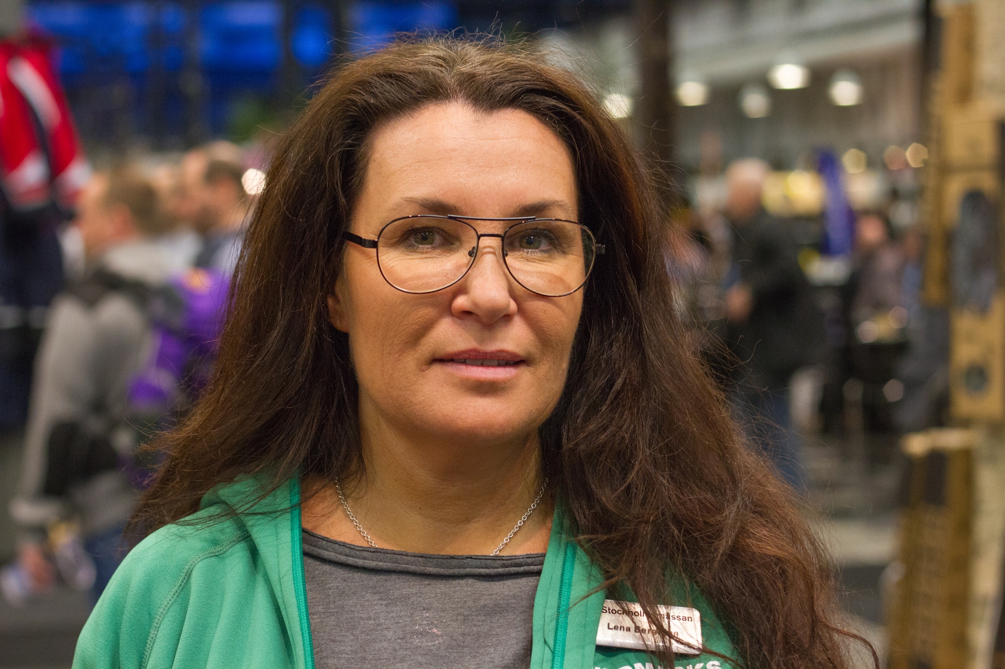 Lena Bergman, projektledare för Vildmarksmässan. Foto: Erik Hansson