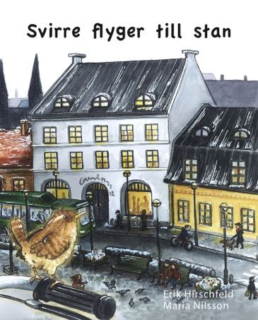 Omslaget till "Svirre flyger till stan”.