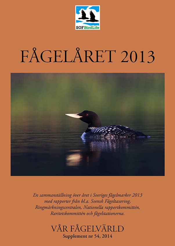 Rapporten "Fågelåret 2013".