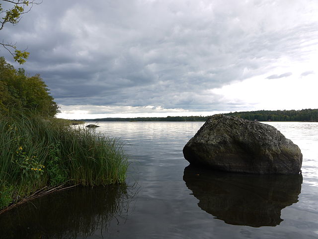 Sjön Åsnen. Foto: Tristan Ferne via Flickr. Licensierad under CC BY 2.0 via Wikimedia Commons - https://commons.wikimedia.org/wiki/File:Lake_%C3%85snen.jpg#/media/File:Lake_%C3%85snen.jpg
