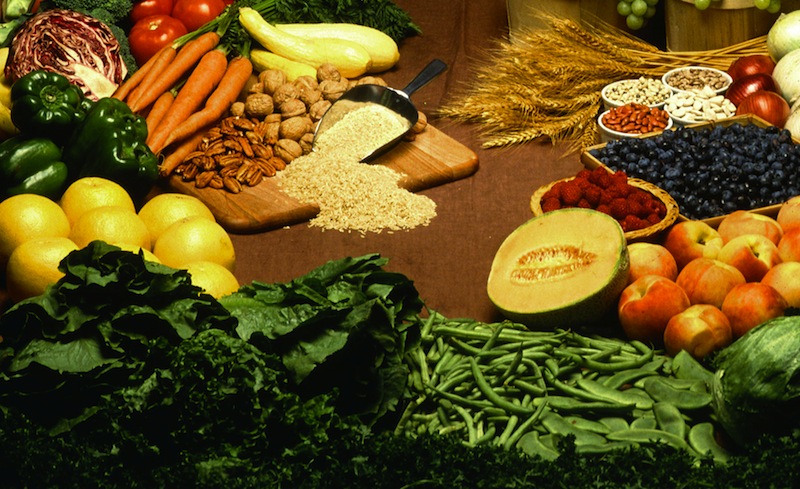 Vegetarisk mat. Foto: Keith Weller, USDA ARS. Licensierad under Public Domain via Wikimedia Commons - https://commons.wikimedia.org/wiki/File:Foods.jpg#/media/File:Foods.jpg