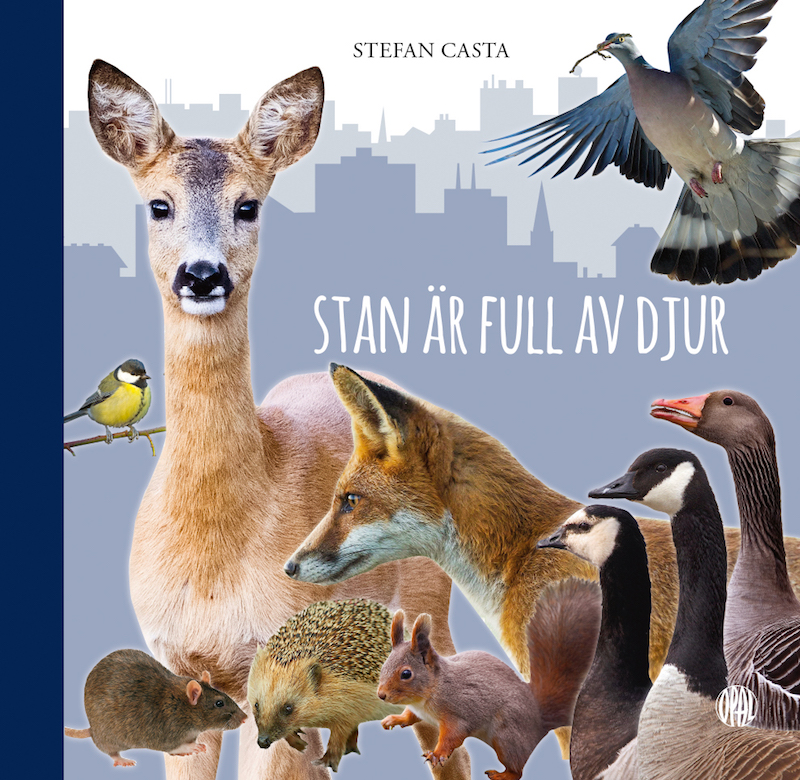 Omslaget till "Stan är full av liv" av Stefan Casta