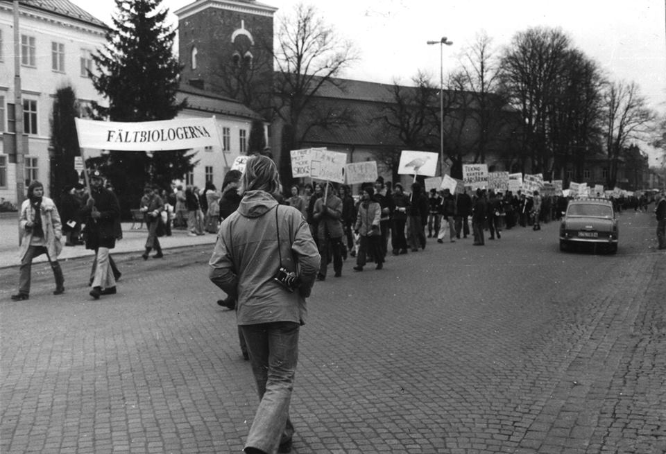 Fältbiologerna i Nyköping 1974. Foto: Jan Gustafsson