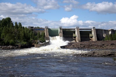 Stornorrfors kraftverk i Umeälven.