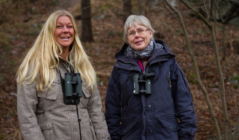 Gigi Sahlstrand och Eva Stenvång Lindqvist 2014 när Rapphönan fyllde 5 år.