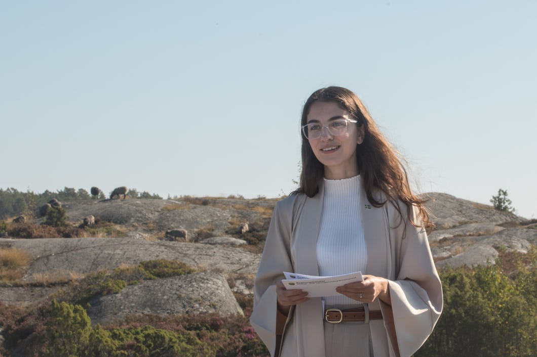 Miljöminister Romina Pourmokhtari.