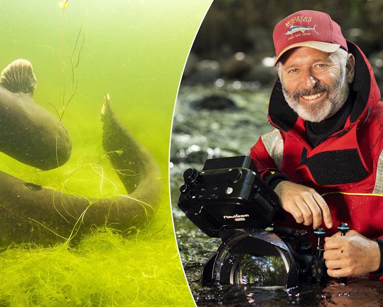 Malar i Fiskarnas rike och filmaren Martin Falklind.