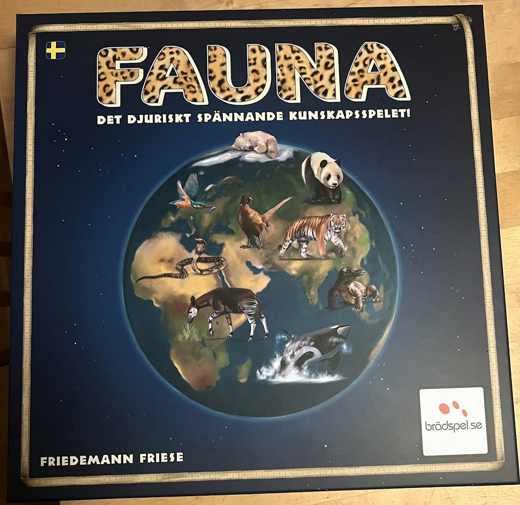 Brädspelet Fauna.