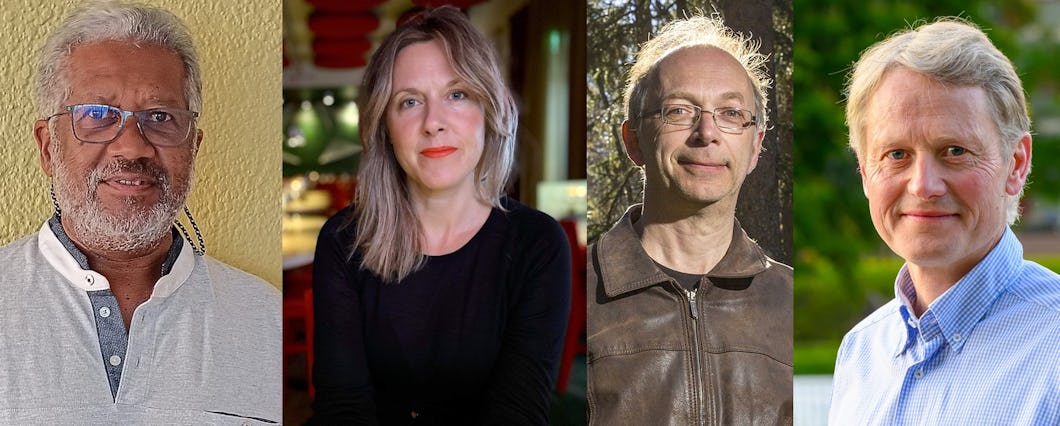 Jaffer Naseegh, Frida Berry Eklund, Arne Müller och Carl Wale.