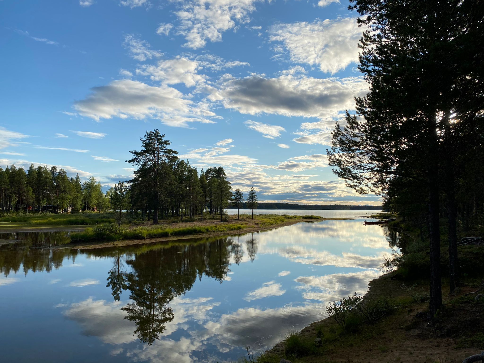 Torneälven vid Rovasuando.