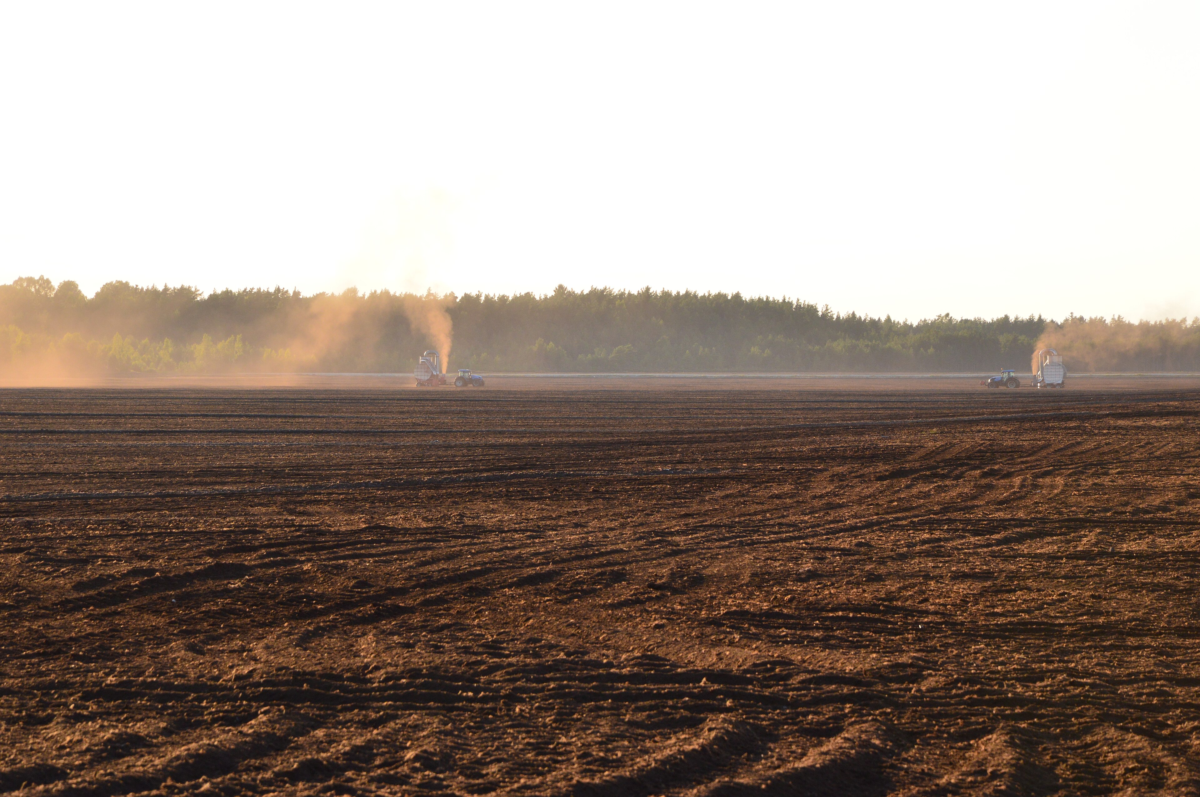 Torvbrytning i Estland.