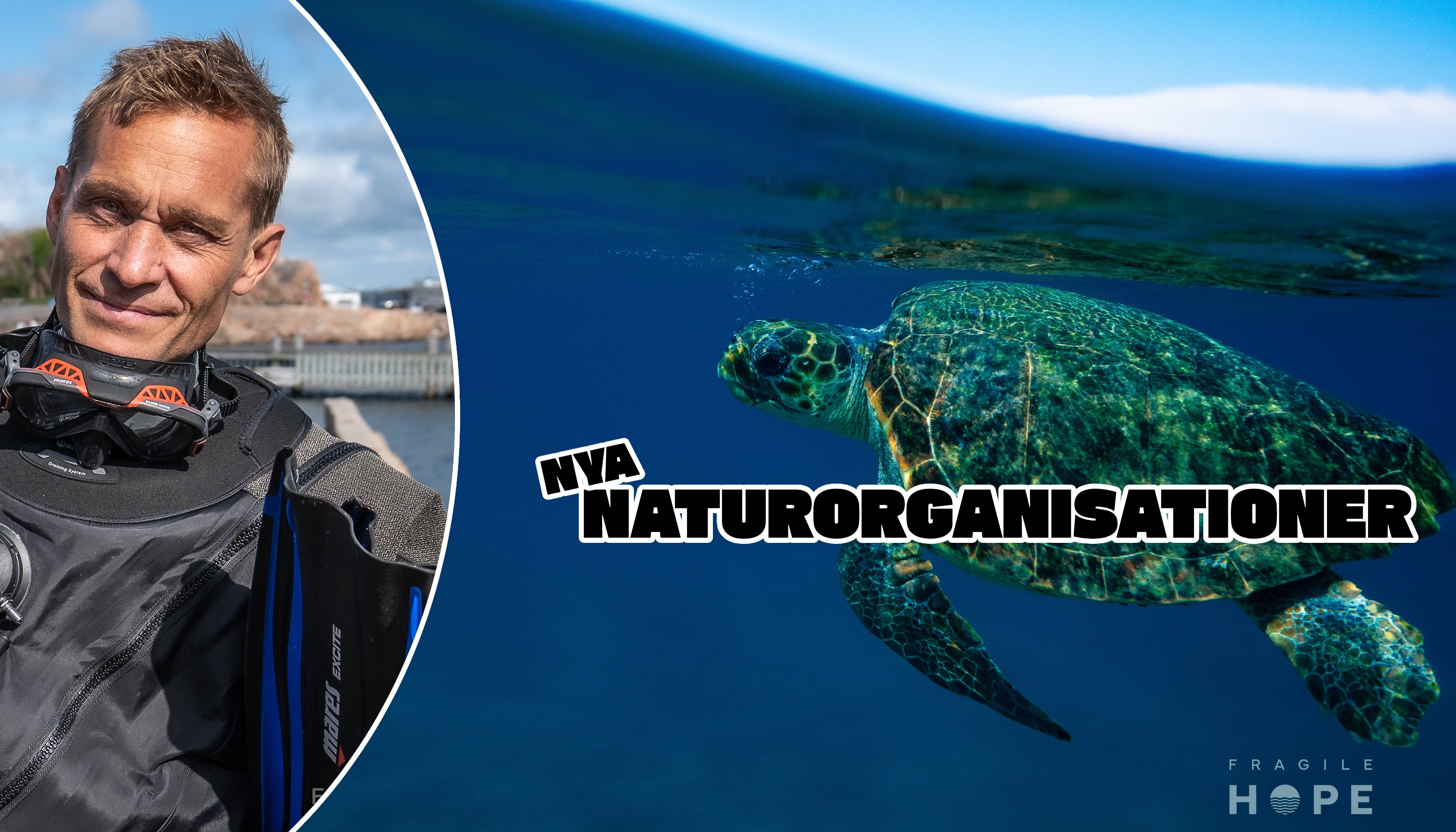 Fragile Hope har bland annat jobbat med Grekland och deras marina skyddade områden. "Grekland är långt före oss", kommenterar Joakim Odelberg.
